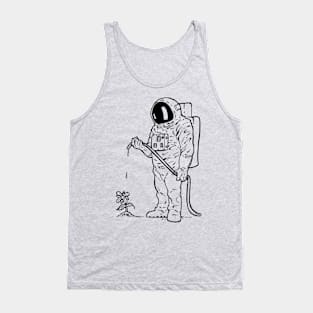 Gardening Astronaut Tank Top